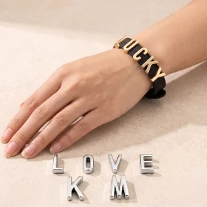Silver Gold Bag & Earring Bracelet Keychain Pendant Charms Bulk Luxury Bracelet Diy Custom Silver Pendant Charms Metal Crafts
