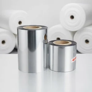 Silver Metallized PET Glossy Surface Soft Plastic Film Laminated EPE Foam for Courier Packaging Bags