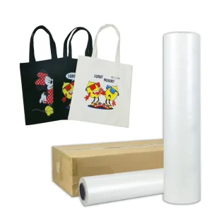 Silvery High Temperature Heat Transfer Glossy Matt Lamination Film PET Dry Lamination Roll Digital Printing for Textiles