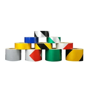 Single Double Color 3100 Safety Reflective Adhering Film Sheeting for Road Traffic Signs