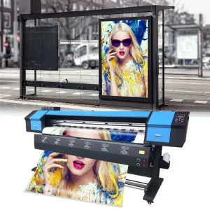 Single Double Head High Speed Eco Solvent Inkjet Printer for Textile Cloth Wide Format XP600 Print Head New Condition 1 Year