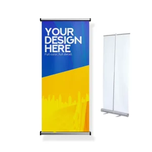 Single Side Full Color Promotion Trade Show Display PVC Printing Logo Text Custom Advertising Roll Up Banner Stand