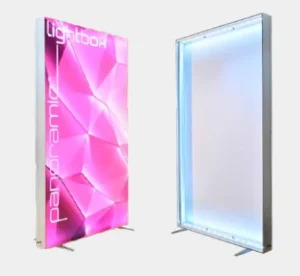 Single Sided Advertising Light Box Aluminum+Fabric LED 100*200cm