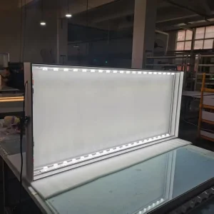 Single Sided Aluminum SEG LED Light Box Sidelit Fabric Advertising Light Box Wall Mounted LED Poster Frame