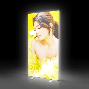 Single Sided Fabric Light Box Illumination Free Standing Trade Show LED Advertising Light Box SEG LED Light Box Display