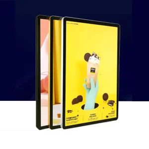 Single Sided LED Light Box Magnetic Frame Thin Profile Rectangle Shape A1 A2 A3 A4 60×80 Indoor Application