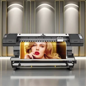 SinoColor 1.8m 3.2m F1080 I3200 Heads 2400dpi 42sqm h Fast Speed Eco Solvent Flex Banner Canvas Vinyl Tarpaulin Printing Machine