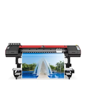SinoColor 1.8m I1600 UV Printer Single-Sided Process Double-Sided Results Fluorescent Outdoor Flex Banner Vinyl Inkjet Printers