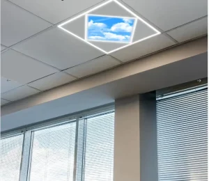 Sky Backlit LED Panel Light Interchangeable Sky Picture Support PET PVC PP Decor Film Indoor Ceiling Light