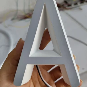 Slim Design Front Lit Acrylic Letters Custom LED Luminous Signage