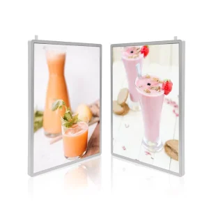 Slim SEG Frameless Fast Assemble Single Sided Fabric Temper Glass Surface LED Advertising Lightbox