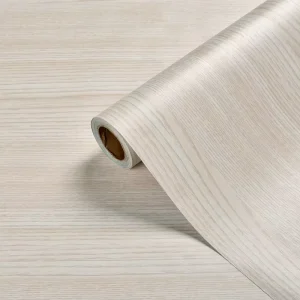 Sliver Laminated Travertine Holographic Laminated Roll Wood Grain Film Plastic Sheet for Vacuum Forming