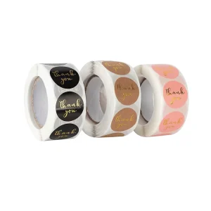 Small Business Labels Gift Wrapping Candy Bags Self-Adhesive Thank You Stickers