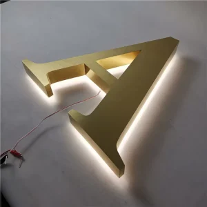 Small or Large 3D LED Letters Sign, Beautiful Illuminated Large Alphabet Letters