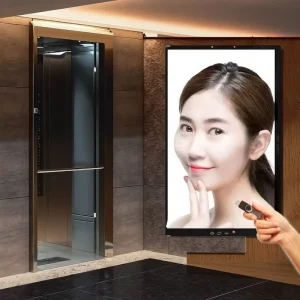 Smart Lift LCD Digital Signage Animation Indoor 43/55/65/75 Inch Elevator Advertising Display Wall Mount Retail Store Shopping