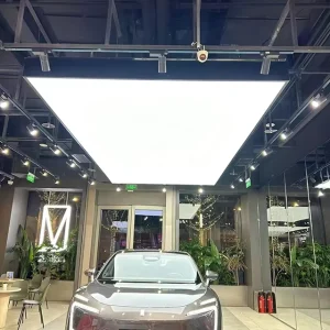Soft Film LED Workstation Lighting Light Box for Car 4S Shop Beauty Repair Workshop Aluminum Frame Lightbox