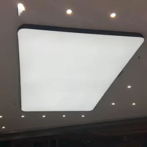 Soft Film Rectangle Ceiling Fireproof Membrane Aluminum Frame Indoor LED Light Box Dustproof Power Saving Automobile 4S Store
