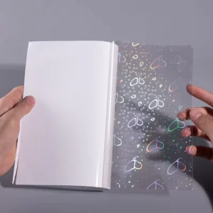 Soft Food Grade PVC PE PET Self Adhesive Clear Translucent Butterfly Holographic Cold Laminating Film A4 Lamination