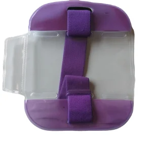 Soft Plastic Elastic Armband Photo ID Badge Holder Reflective SIA Security Doorman Arm ID Card Holders