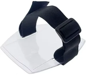 Soft Plastic Elastic Armband Photo ID Badge Holder Reflective Security Doorman Arm ID Card Holders