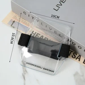 Soft Plastic Security Armband Sia Reflective Working Id Badge Holder for Security Guardman