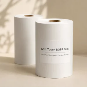 Soft Touch Suede BOPP Film Thermal Lamination Film Silk Anti Scratch Glossy Matte Box Packaging Cake Box Packaging Printing