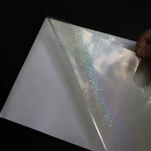 Soft Waterproof Holographic Cold Laminating Film PVC Transparent Film Roll for Photo Frame and Album Use