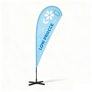 Source Factory Custom Print 110G Polyester Banner with Fiberglass Flagpole