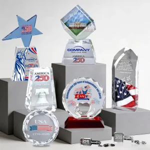 Souvenir Gift Crystal Cube Trophy Business Souvenir Desk Decoration