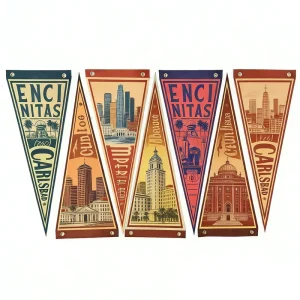 Sports Football Club Flag Pennant Custom Felt Pennant Flag Promotional Hanging Wall Flag Custom Shaped Felt Flag Printed