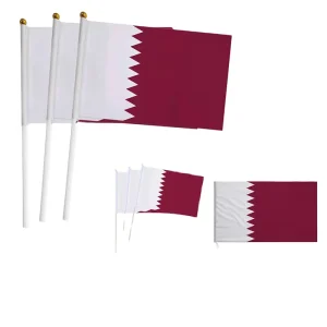 Sports Pennant Flag 14X21cm Waterproof Durable Indoor Hang Football Soccer Polyester Banner