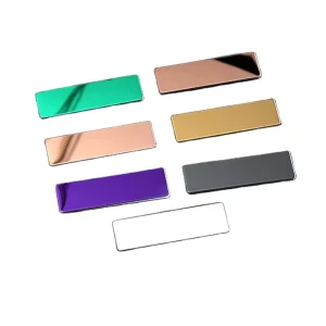 Spot Stainless Steel Signage Enterprise Hotel Number Plate Laser Engraved Metal Name Plate Mirror Pin Badge Brooch