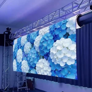Stage LED Screen Rollable Flexible Display Roll Up Banner Curved LED Backdrop for Wedding Concert Exhibition Event Party