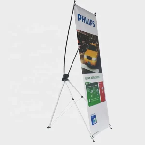 Stainless Iron X Stand Banner Display X Banner Size 100*200