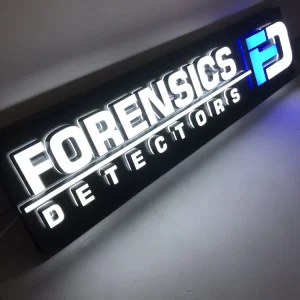 Stainless Steel 3D Billboards and Luminous Neon Light Characters on Store Facade LED Front Lit Letters for Companies