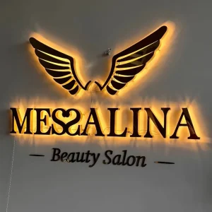 Stainless Steel Acrylic LED Backlit 3D Letter Sign for Advertising and Directional Use IP65 Waterproof