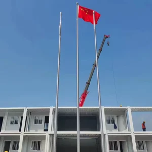 Stainless Steel Aluminum Durable Waterproof Round Flagpoles