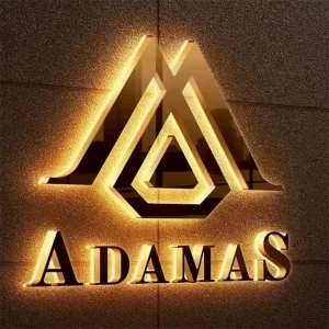 Stainless Steel Backlit LED Channel Letters Sign for Hospitals Indoor Outdoor Business Logo Wall Sign Customizable Size Color
