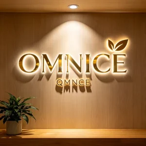 Stainless Steel Backlit Letters LED Strips Plug-in AC Powered Matte Finish for Mens Room Decor Sign