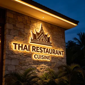Stainless Steel Backlit Letters with LED Strips AC DC Powered IP65 Waterproof for Shops Offices and Malls