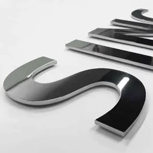 Stainless Steel Channel Letter Metal Alphabet Letter Signs Metal 3D Letters