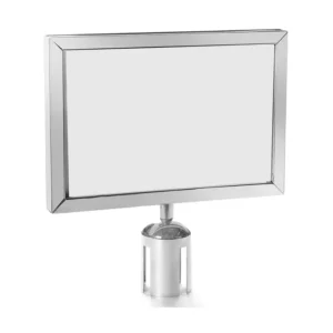 Stainless Steel Chrome Sign Holder Sign Frame Stand