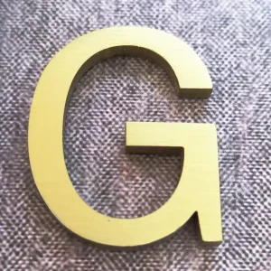 Stainless Steel Decorative Advertising Production Signs Bronze 3D Titanium Silver Alphabet for Company Mall Sign