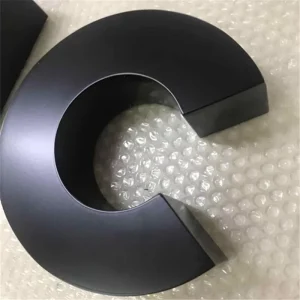 Stainless Steel Fabricated Channel Letter Office Company Slogan Sign Company Name Metal SS Signs Customized