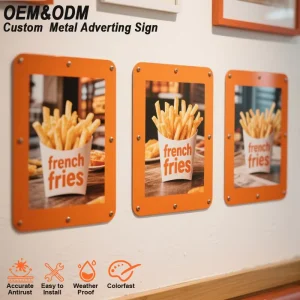Stainless Steel Gold Plated Metal Adverting Sign with Anti Tarnish Coating for Outdoor Monuments