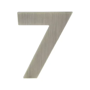 Stainless Steel House Number Floating 3D Door Number Screw Mount Hotel Villa Address Number Plate