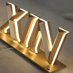 Stainless Steel Landscape Sign Advertising Board for Parks Exhibition halls Hotels and Outdoor Signage Scenes