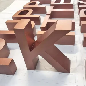Stainless Steel Letter Backlit Sign Outdoor Alphabet Letters Metal Letter