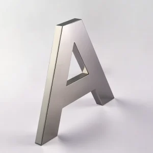 Stainless Steel Metal Letters 3D Waterproof Sign for Outdoor Advertising Building Company Logo Office Shop Business Signage