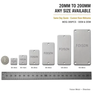 Stainless Steel Metal Nameplates Photo Anodized Aluminum Nameplates Motor and Valve Data Nameplates Custom OEM